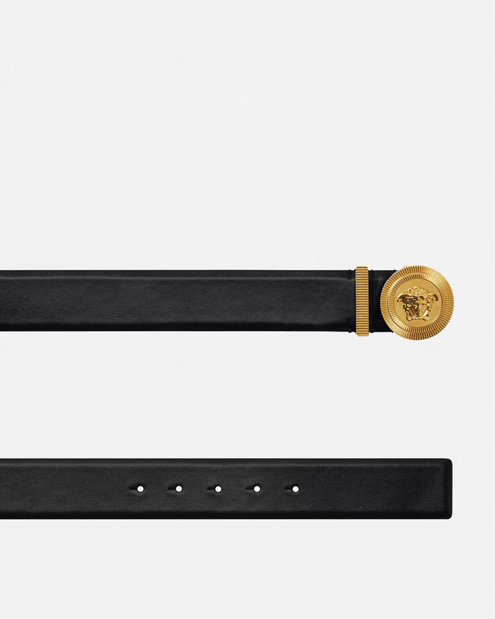 VERSACE MEDUSA LEATHER BELT