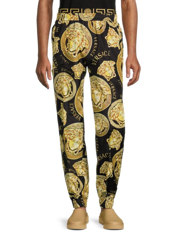 VERSACE MEDUSA PRINT JOGGING TROUSERS
