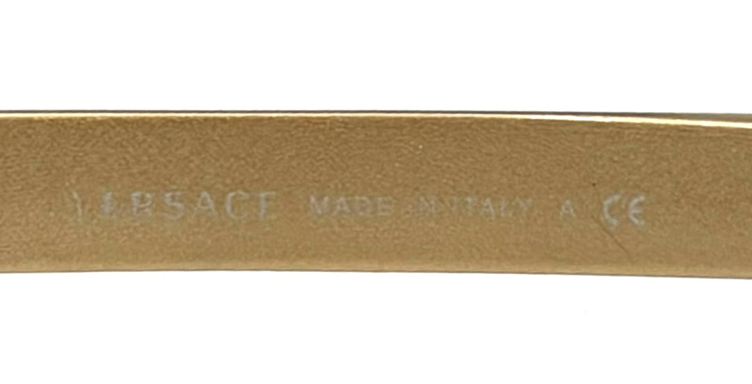 VERSACE VE2208 10027P SHIELD WRAP LOGO SUNGLASSES