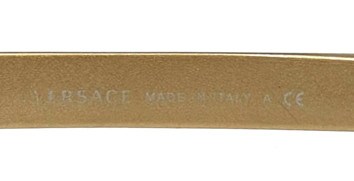VERSACE VE2208 10027P SHIELD WRAP LOGO SUNGLASSES