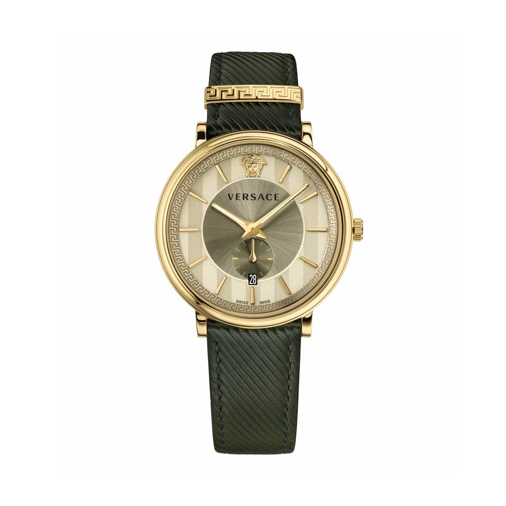 VERSACE THE MANIFESTO EDITION LEATHER STRAP WATCH Caroline s