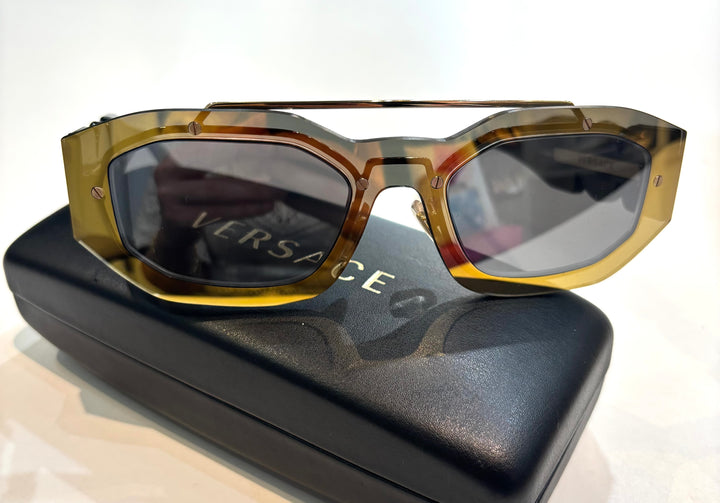 VERSACE LA MEDUSA VE2235 TRANSPARENT SUNGLASSES