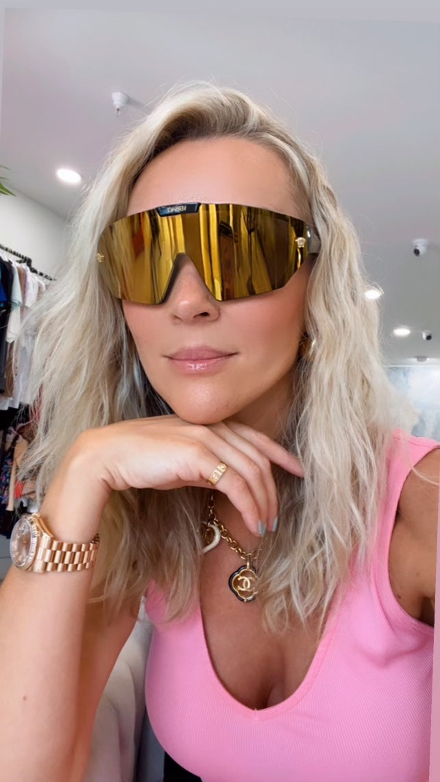 VERSACE VE4461 GB1/87 MASK SUNGLASSES UNISEX