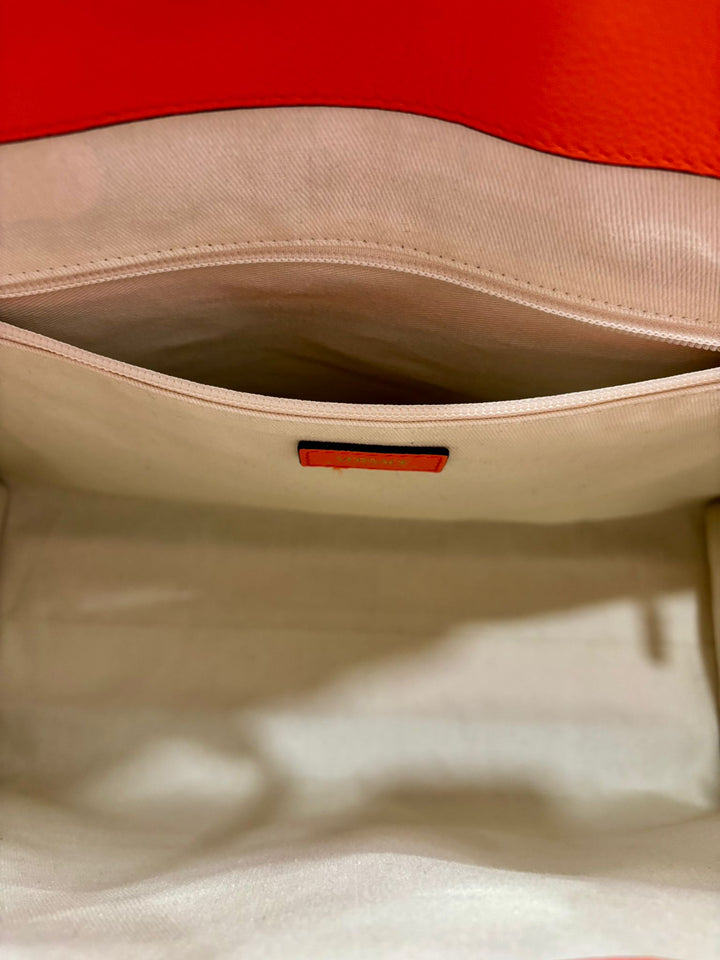VERSACE BAROCCO RAFIA &amp; LEATHER GOLD MEDUSA LARGE TOTE