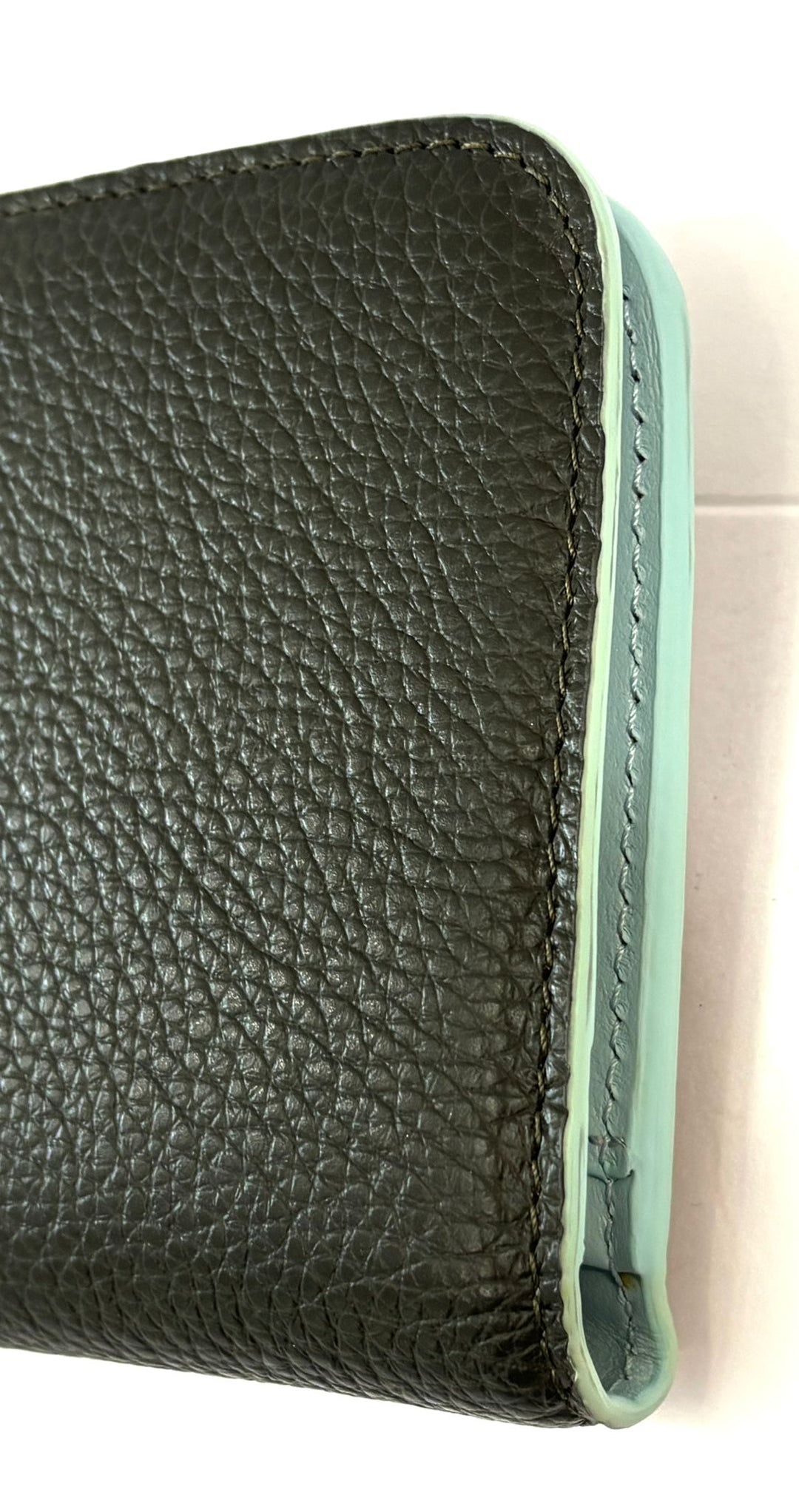 VERSACE BLACK LEATHER MEDUSA WALLET