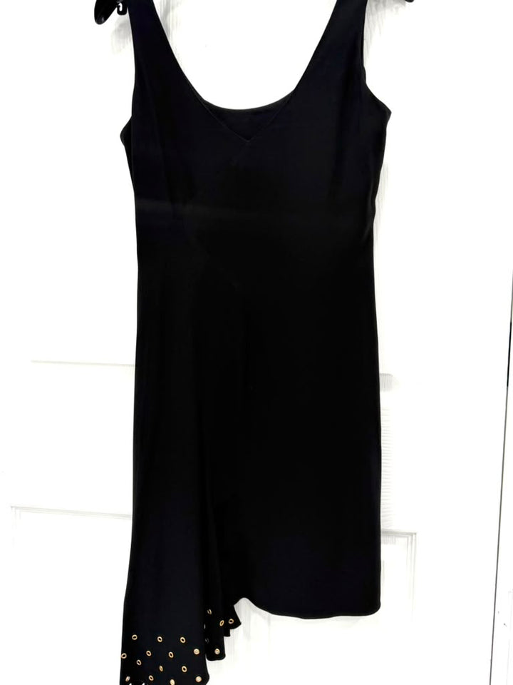 VERSACE BLACK SLEEVELESS DRESS