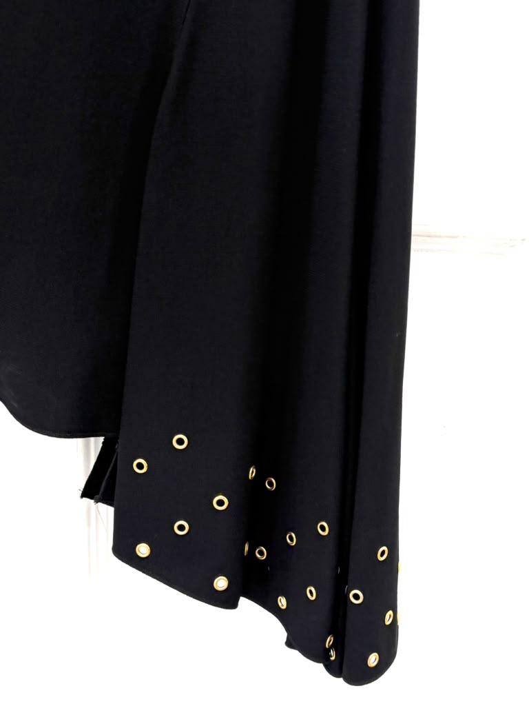 VERSACE BLACK SLEEVELESS DRESS