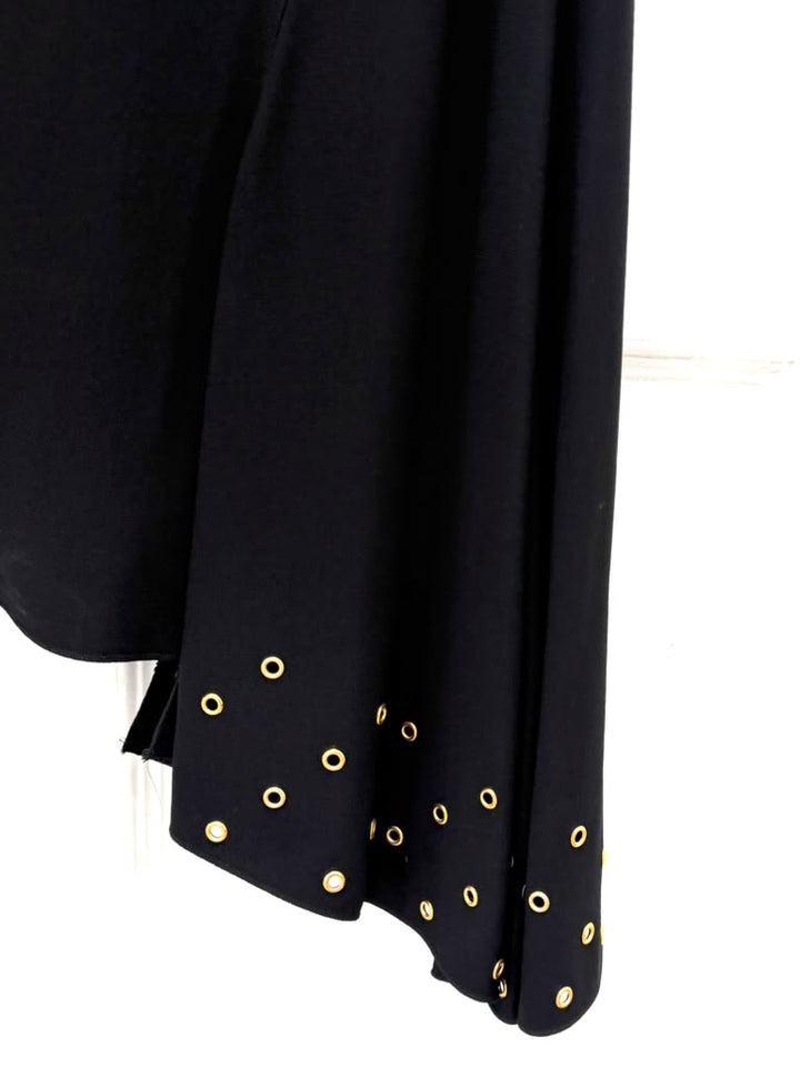 VERSACE BLACK SLEEVELESS DRESS