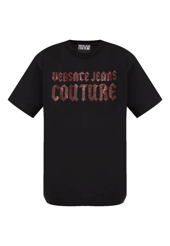VERSACE JEANS COUTURE BLACK T-SHIRT