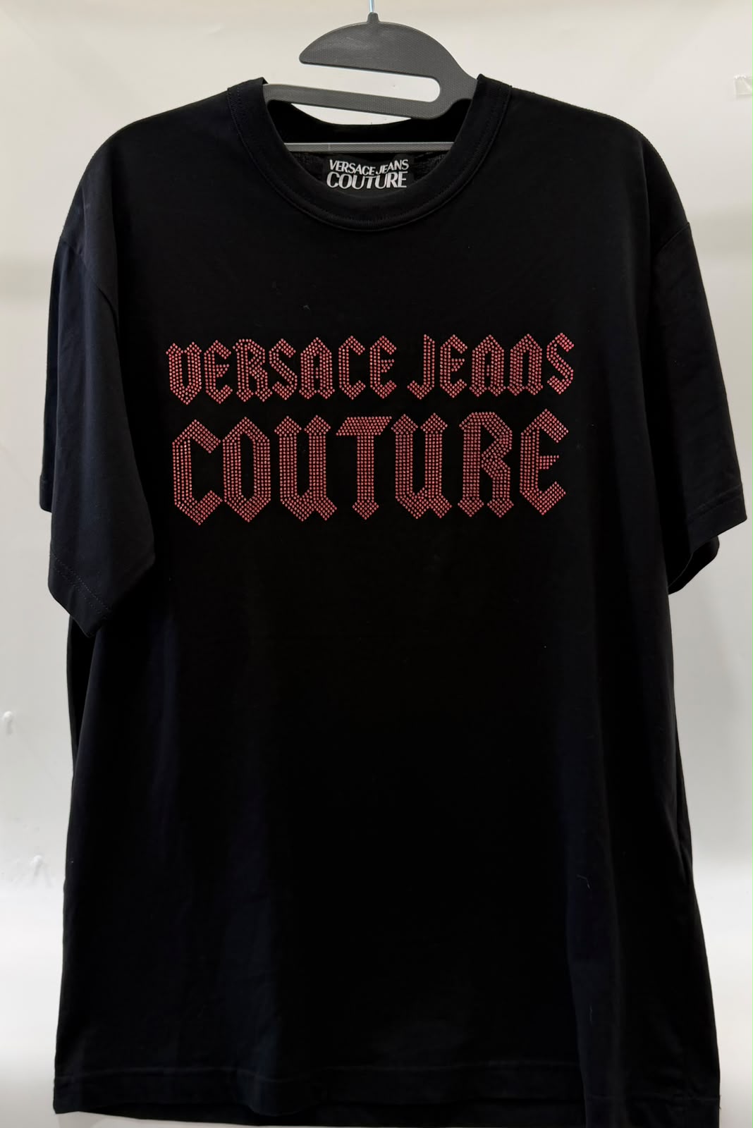 VERSACE JEANS COUTURE BLACK T-SHIRT