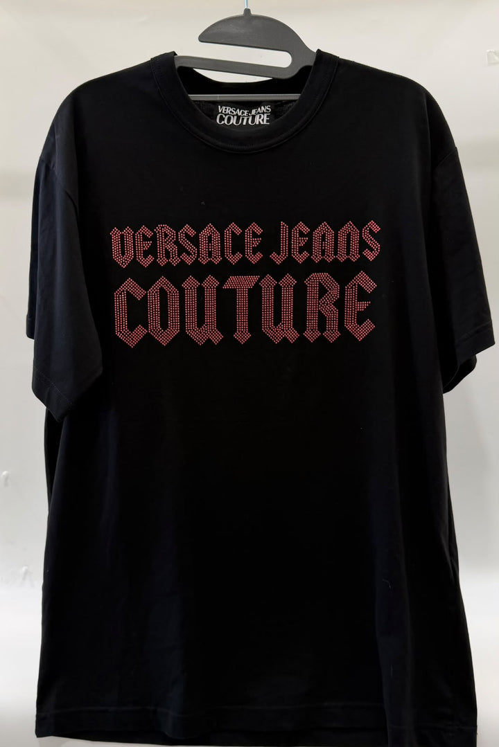 VERSACE JEANS COUTURE BLACK T-SHIRT