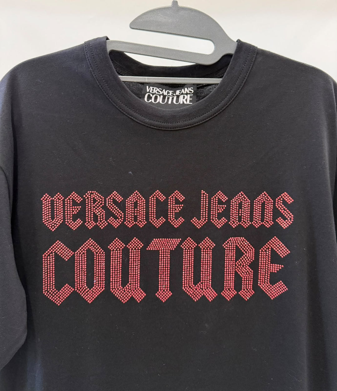 VERSACE JEANS COUTURE BLACK T-SHIRT