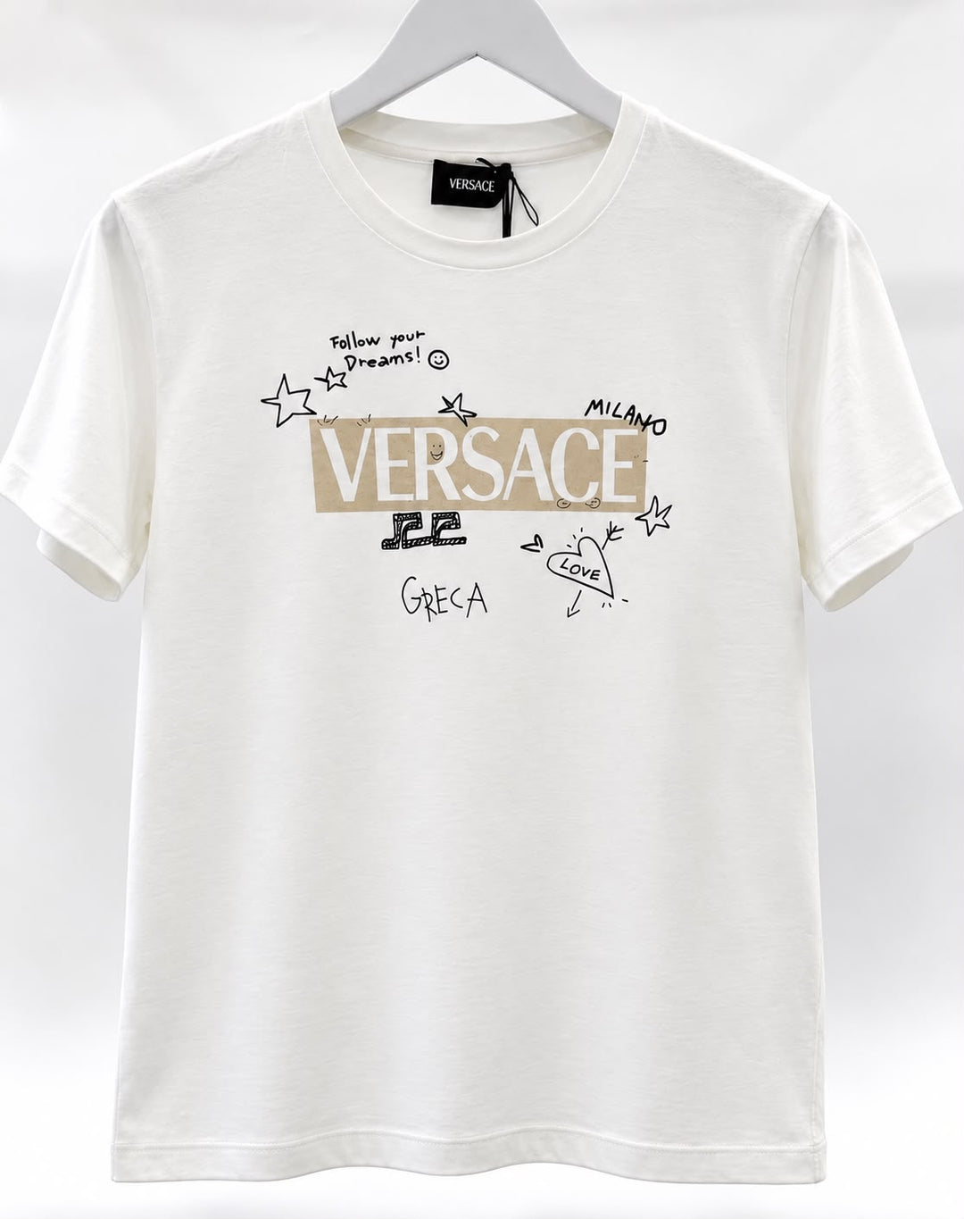 VERSACE KIDS FOILED LOGO T-SHIRT