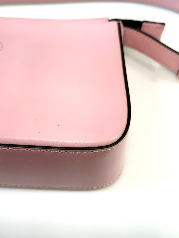 VERSACE LA MEDUSA CALF LEATHER SHOULDER BAG