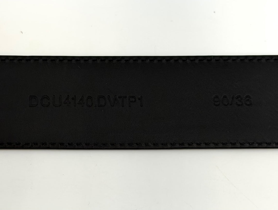 VERSACE LA MEDUSA LEATHER BELT