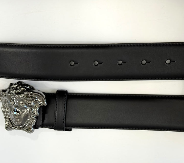 VERSACE LA MEDUSA LEATHER BELT