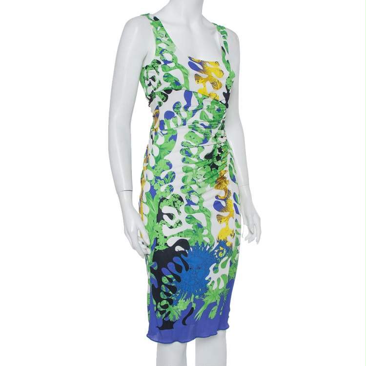VERSACE SLEEVELESS MIDI DRESS