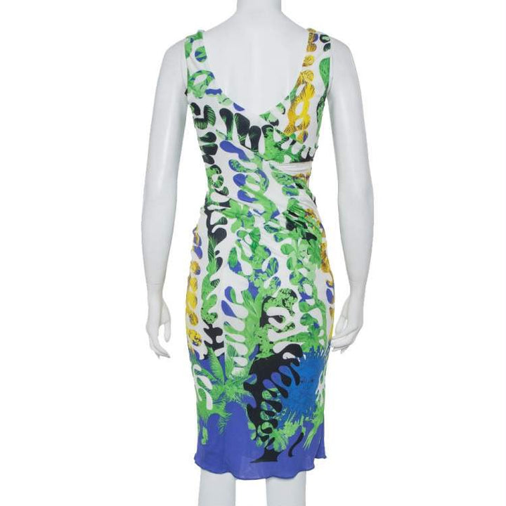 VERSACE SLEEVELESS MIDI DRESS