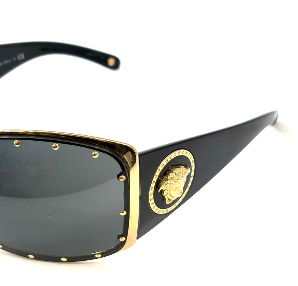 VERSACE VE2129B SHIELD SUNGLASSES