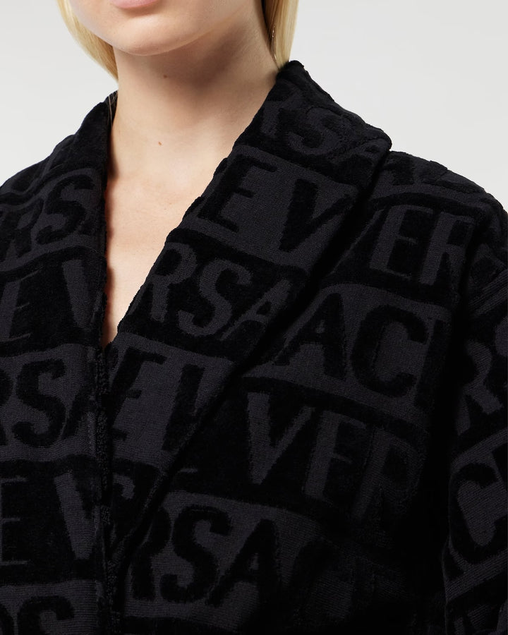 VERSACE I HEART BAROQUE UNISEX BATHROBE