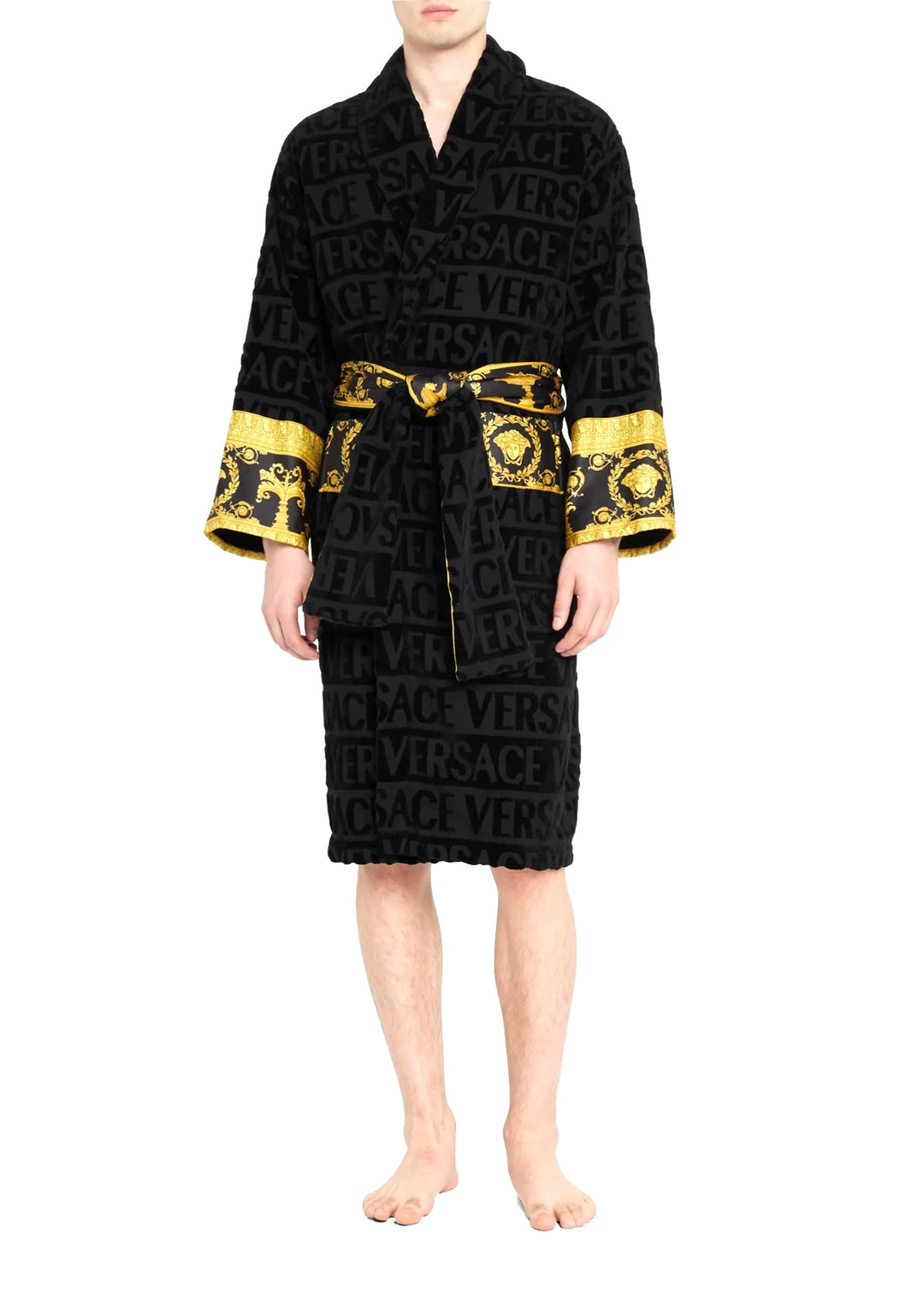 VERSACE I HEART BAROQUE UNISEX BATHROBE