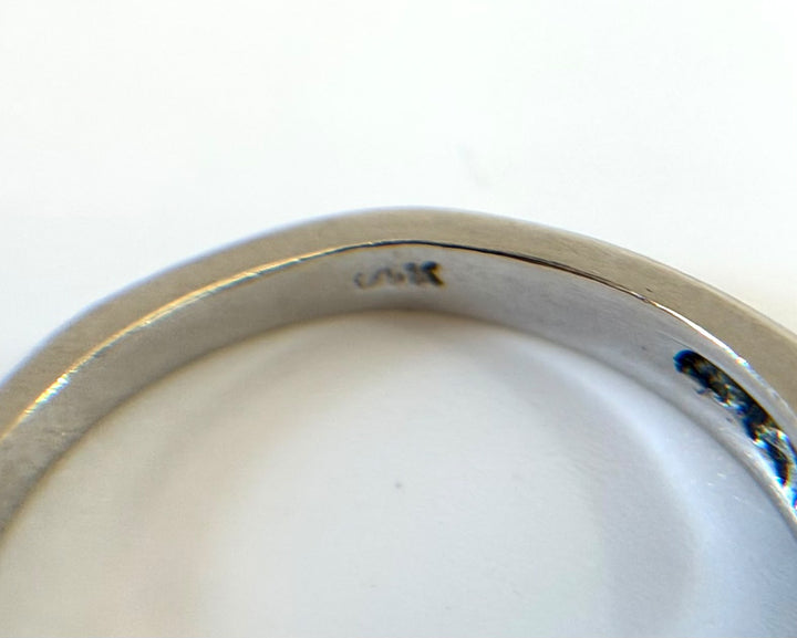 VINTAGE 14K WHITE GOLD FIVE-DIAMOND 1 CT RING