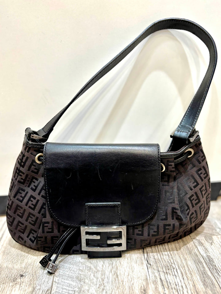 FENDI FF ZUCCHINO VINTAGE SHOULDER BAG