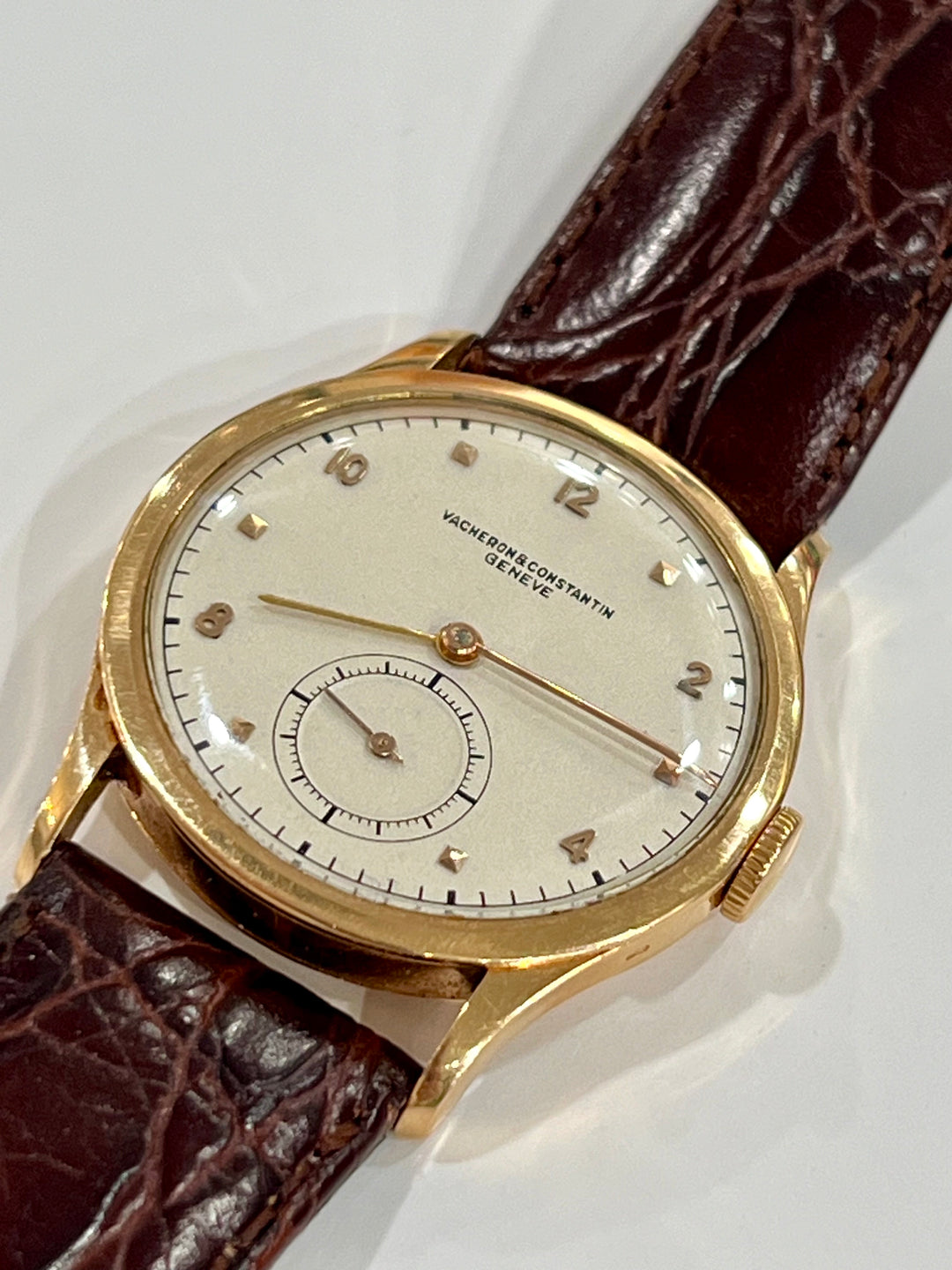 VACHERON CONSTANTIN VINTAGE 18K ROSE GOLD WATCH