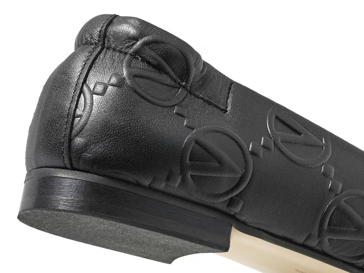 VALENTINO CALLIOPE LEATHER BALLET FLATS