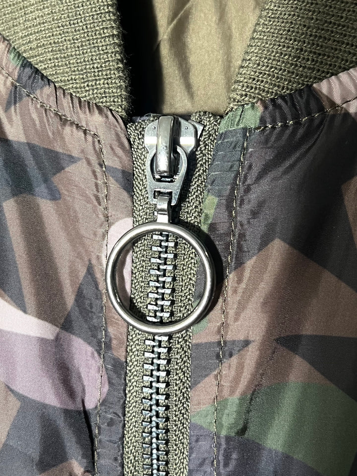 VALENTINO GARAVANI CAMO &amp; STARS LIGHT TRENCH COAT
