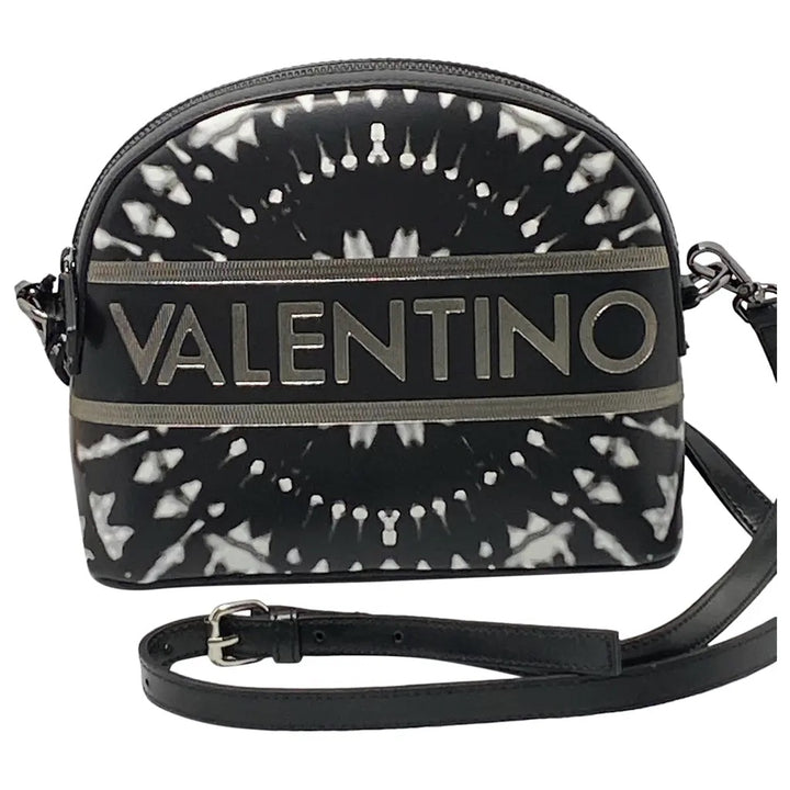 VALENTINO DIANA DISTRESSED TIE-DYE LEATHER CROSSBODY BAG