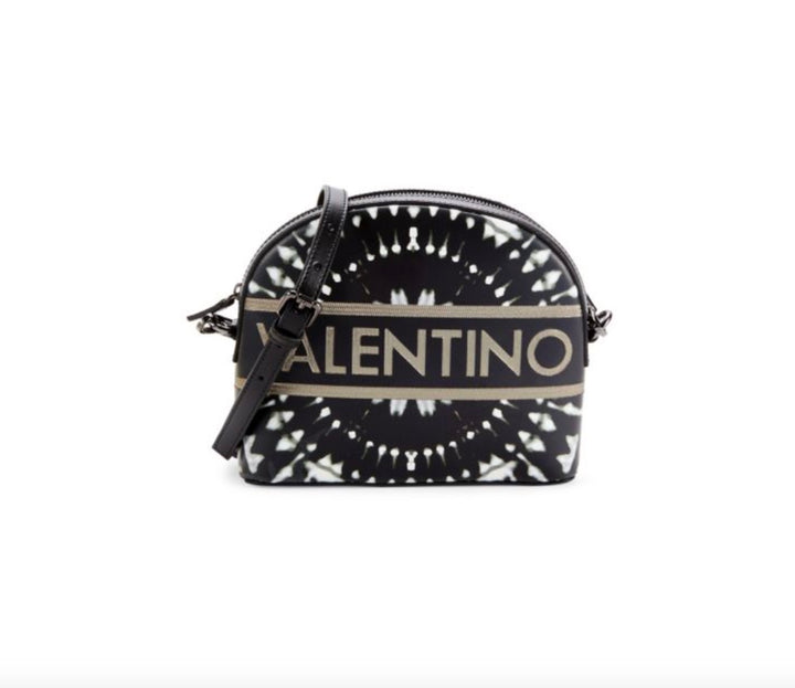 VALENTINO DIANA DISTRESSED TIE-DYE LEATHER CROSSBODY BAG