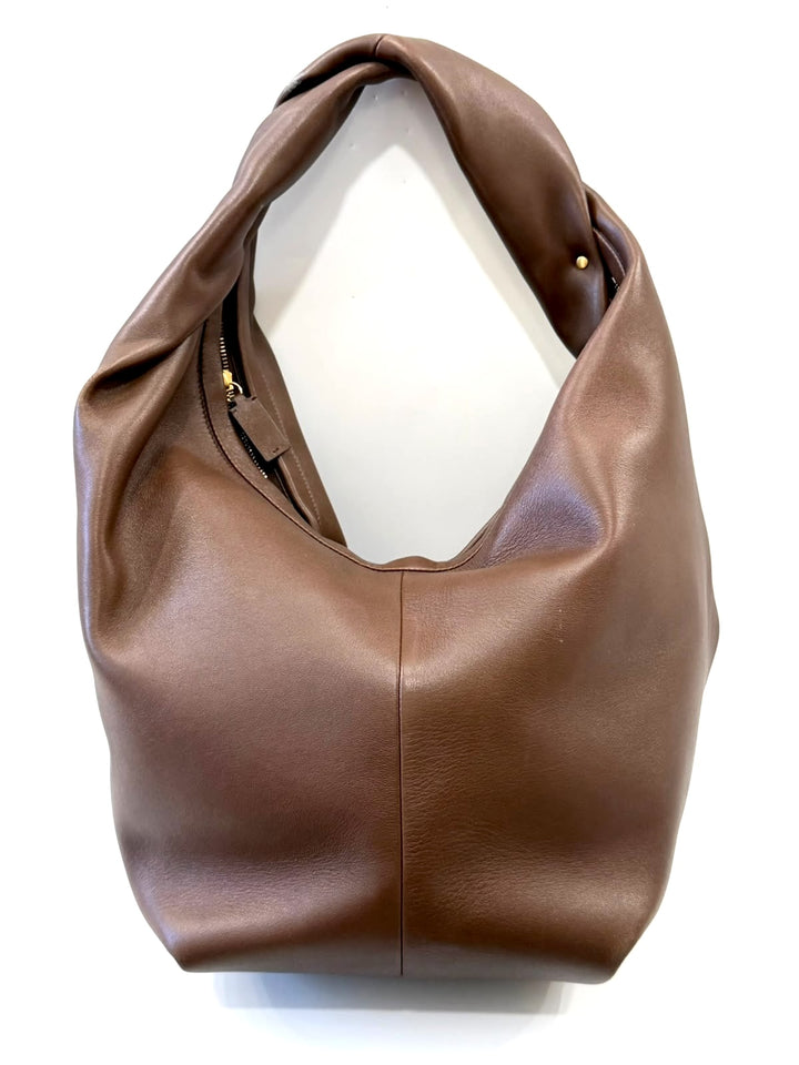 VALENTINO GARAVANI ROCKSTUD CALFSKIN LEATHER HOBO BAG