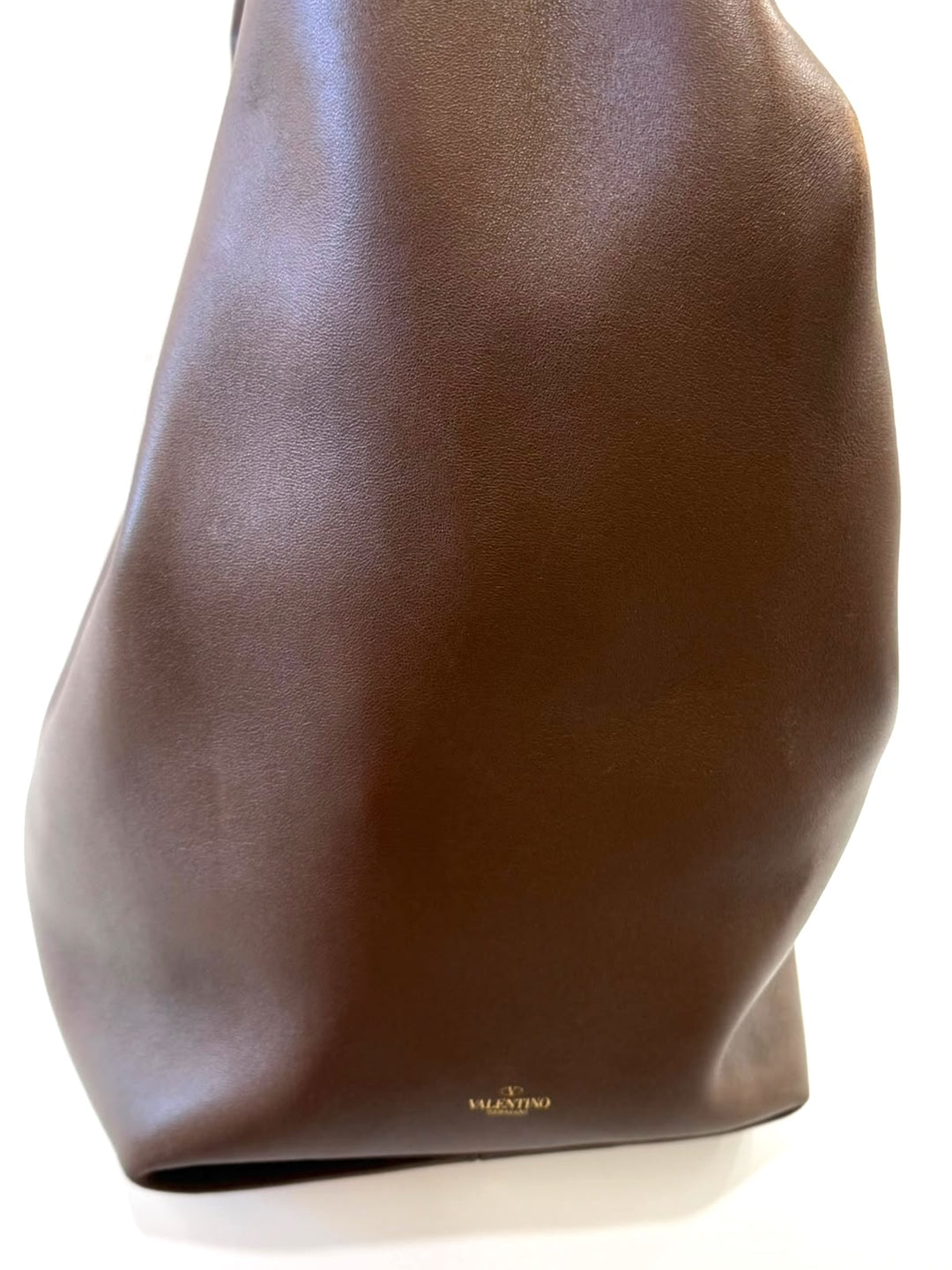 VALENTINO GARAVANI ROCKSTUD CALFSKIN LEATHER HOBO BAG
