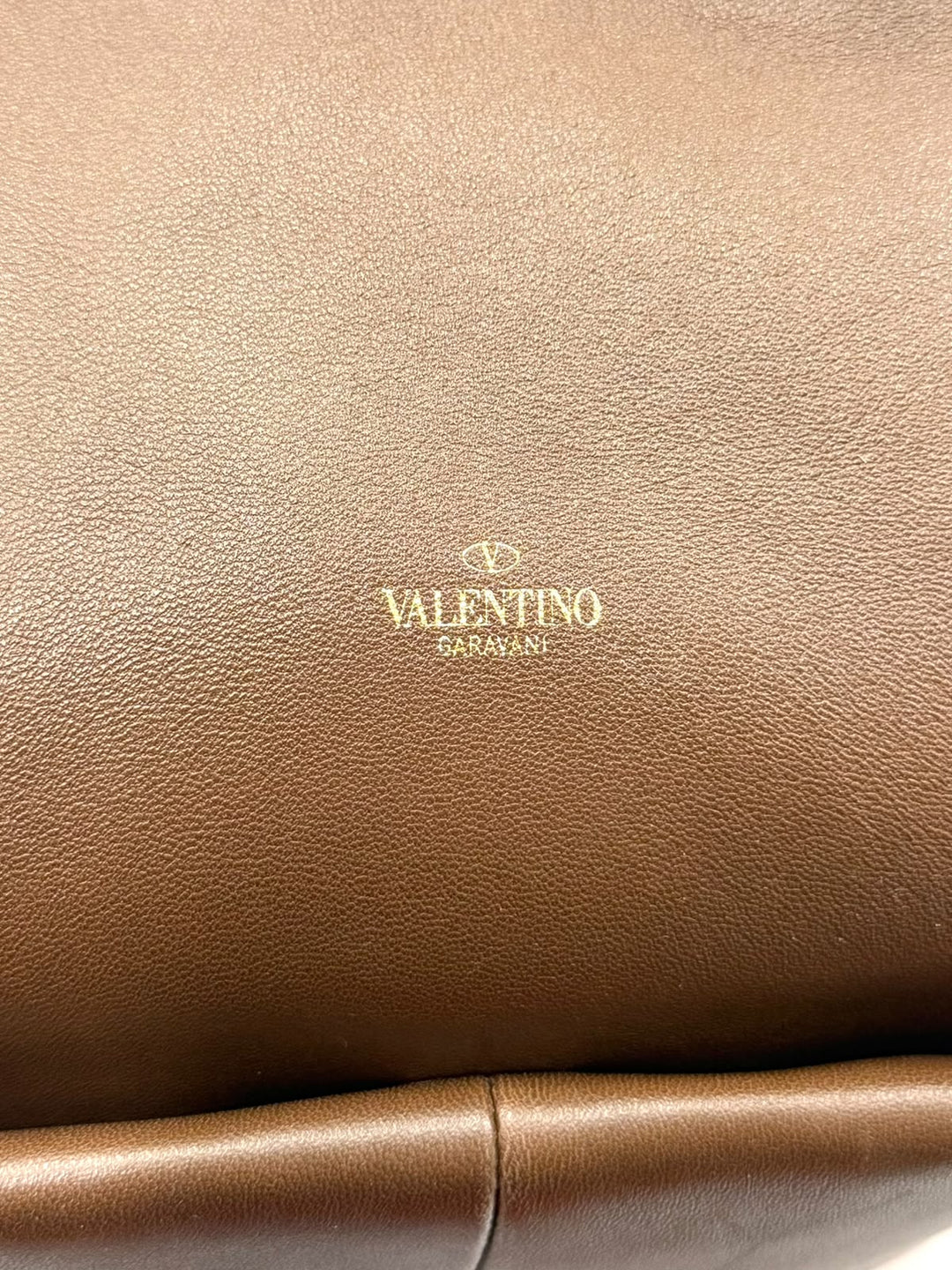 VALENTINO GARAVANI ROCKSTUD CALFSKIN LEATHER HOBO BAG