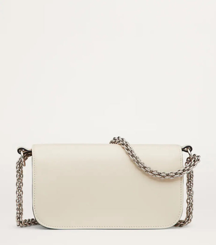 VALENTINO GARAVANI LOCÒ JEWEL LOGO SMALL CALFSKIN LEATHER BAG