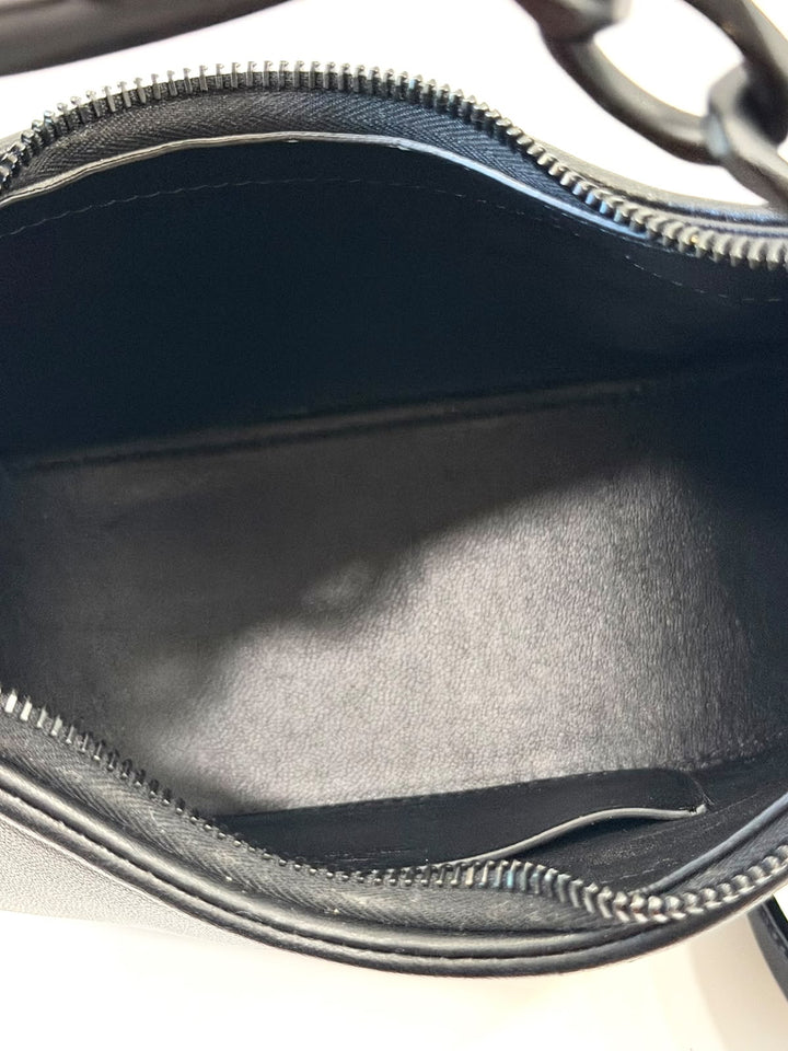 VALENTINO GARAVANI MINI VLOGO MOON NAPPA LEATHER BAG