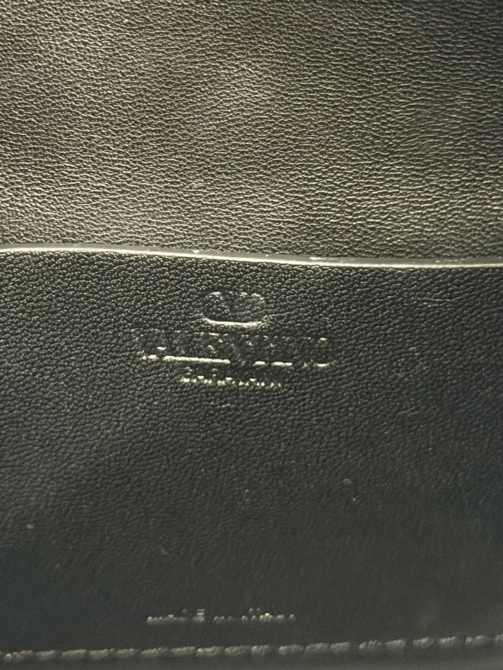 VALENTINO GARAVANI MINI VLOGO MOON NAPPA LEATHER BAG