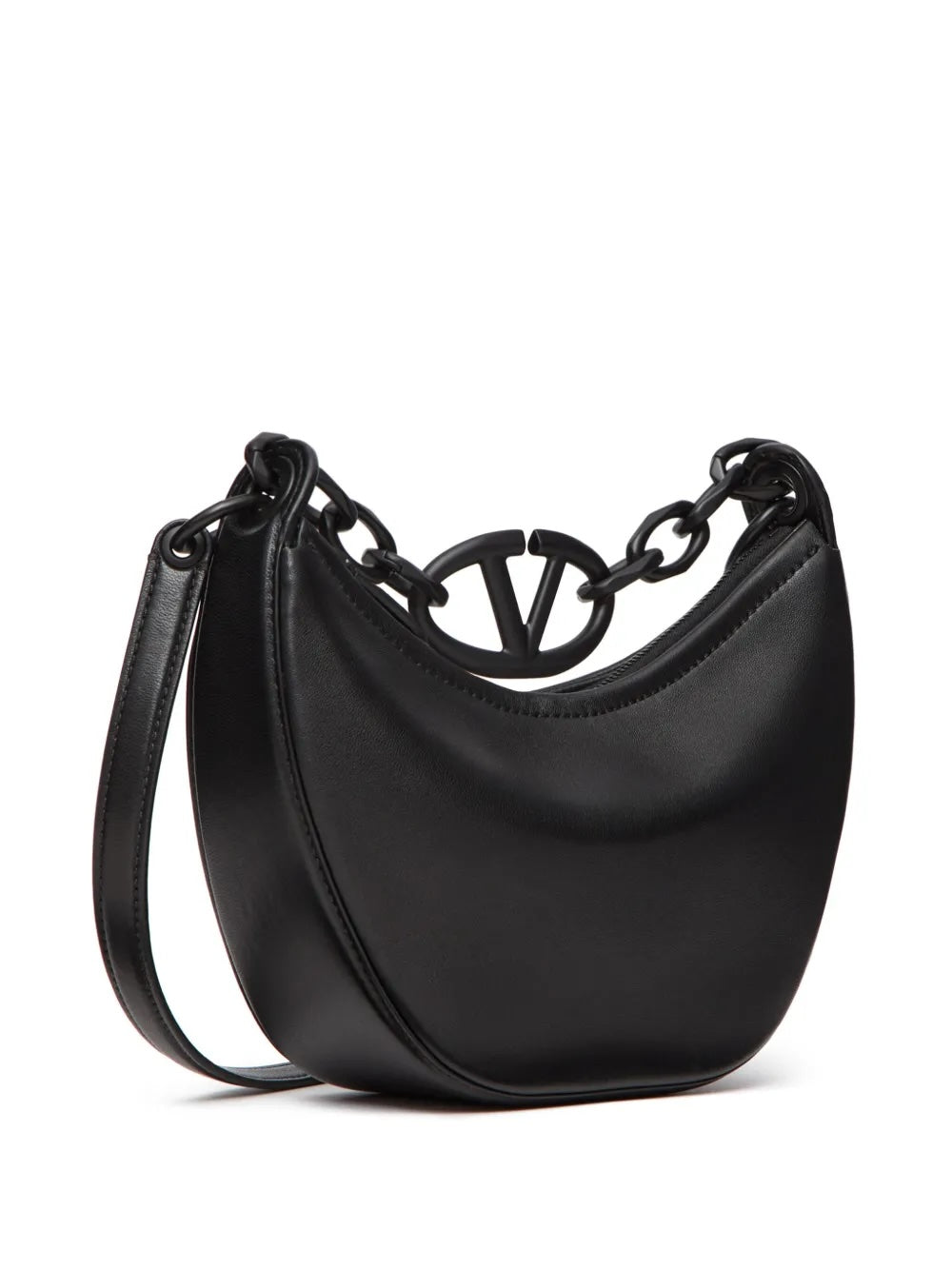 VALENTINO GARAVANI MINI VLOGO MOON NAPPA LEATHER BAG
