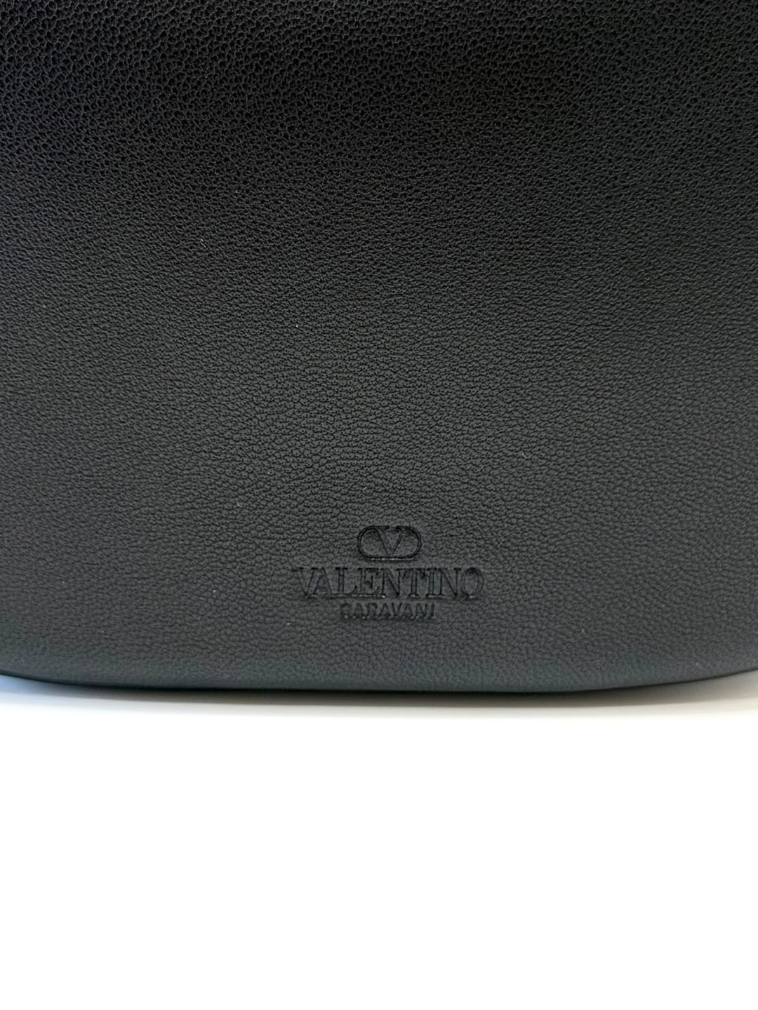 VALENTINO GARAVANI MINI VLOGO MOON NAPPA LEATHER BAG