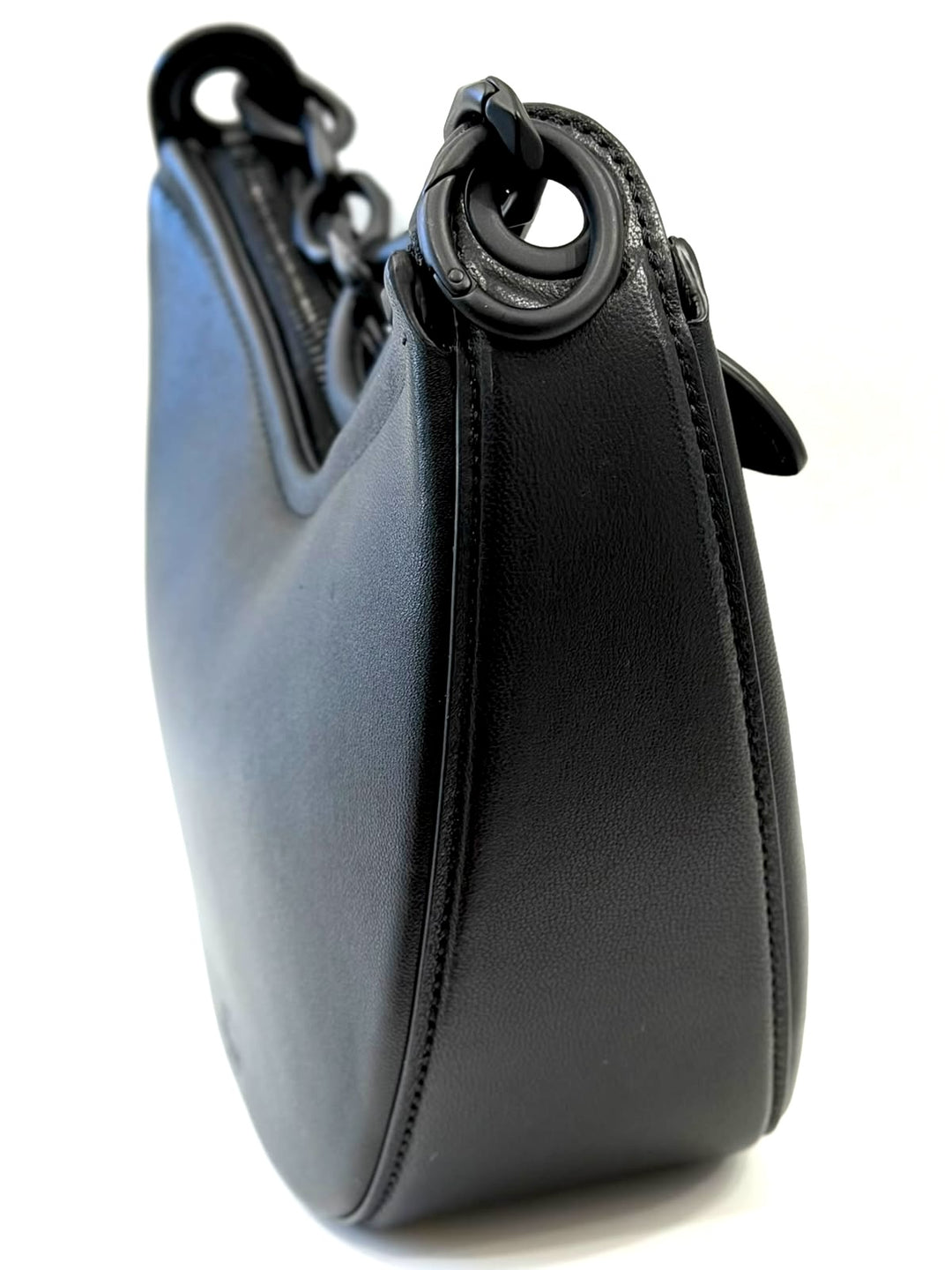VALENTINO GARAVANI MINI VLOGO MOON NAPPA LEATHER BAG
