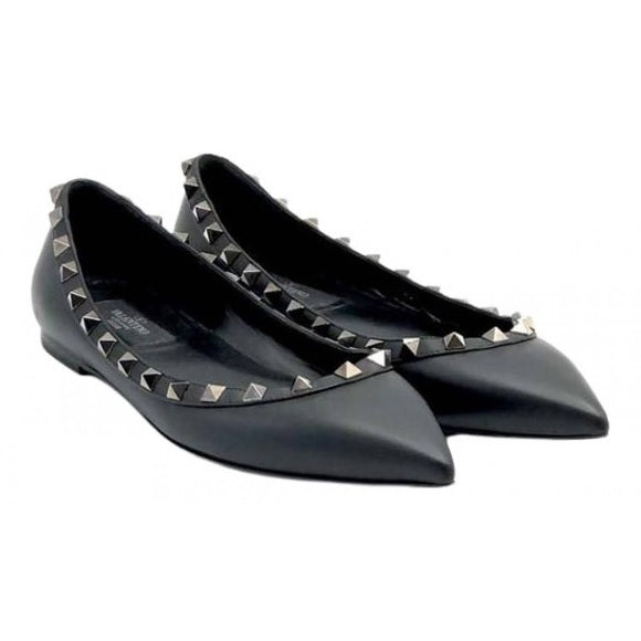 VALENTINO GARAVANI ROCKSTUD BALLERINA FLATS