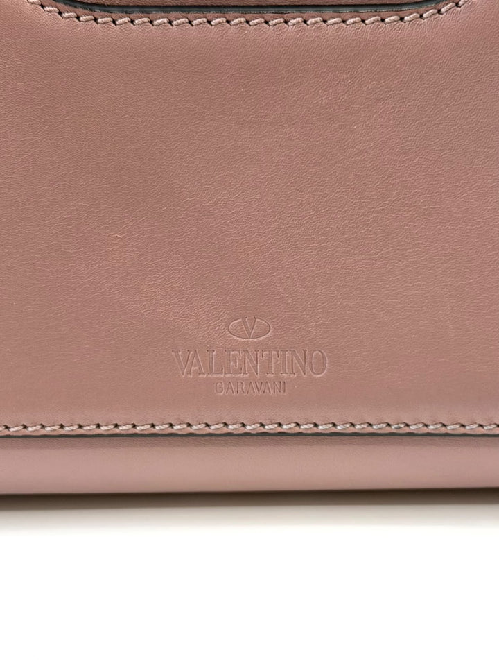 VALENTINO GARAVANI ROCKSTUD JOYLOCK SMALL CALFSKIN SHOULDER BAG