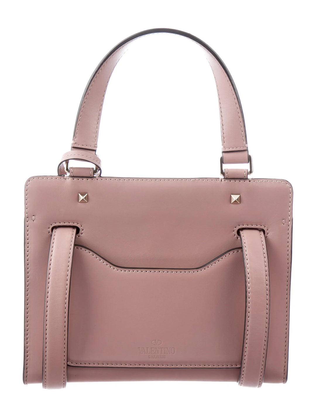 VALENTINO GARAVANI ROCKSTUD JOYLOCK SMALL CALFSKIN SHOULDER BAG