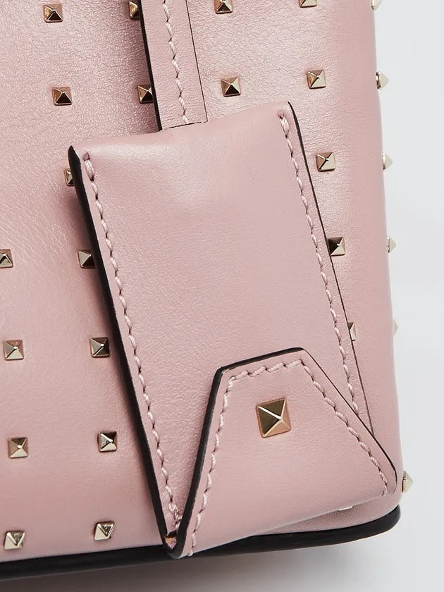 VALENTINO GARAVANI ROCKSTUD JOYLOCK SMALL CALFSKIN SHOULDER BAG