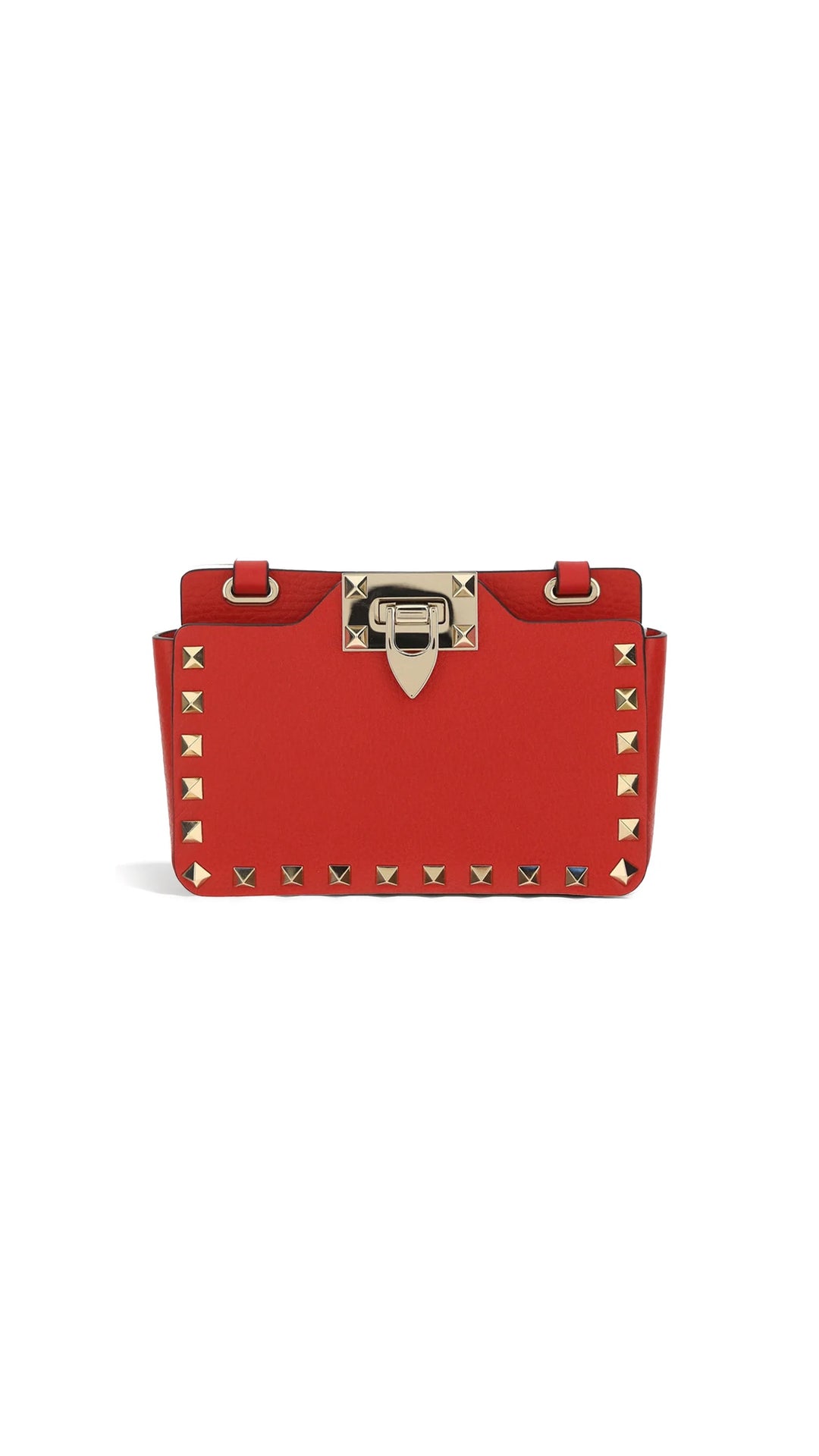 VALENTINO GARAVANI ROCKSTUD CALFSKIN SHOULDER BAG
