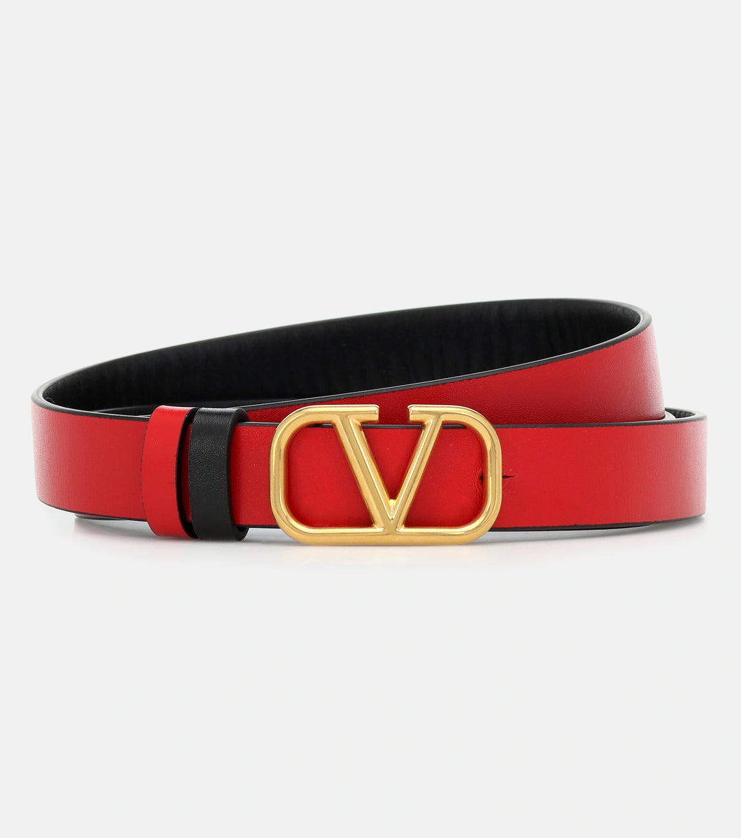 VALENTINO GARAVANI VLOGO REVERSIBLE LEATHER BELT