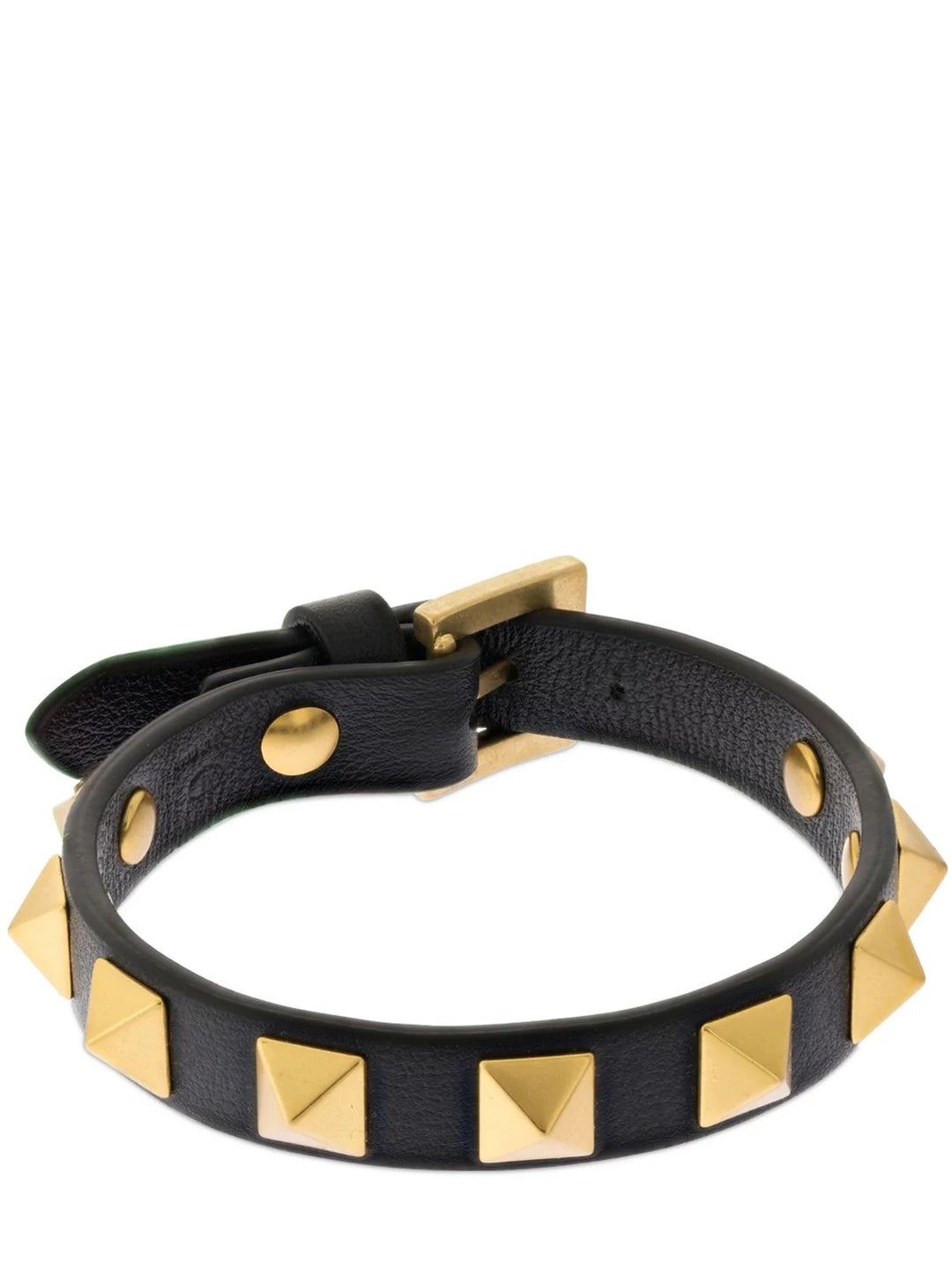 VALENTINO GARAVANI VITELLO ROCKSTUD LEATHER BRACELET