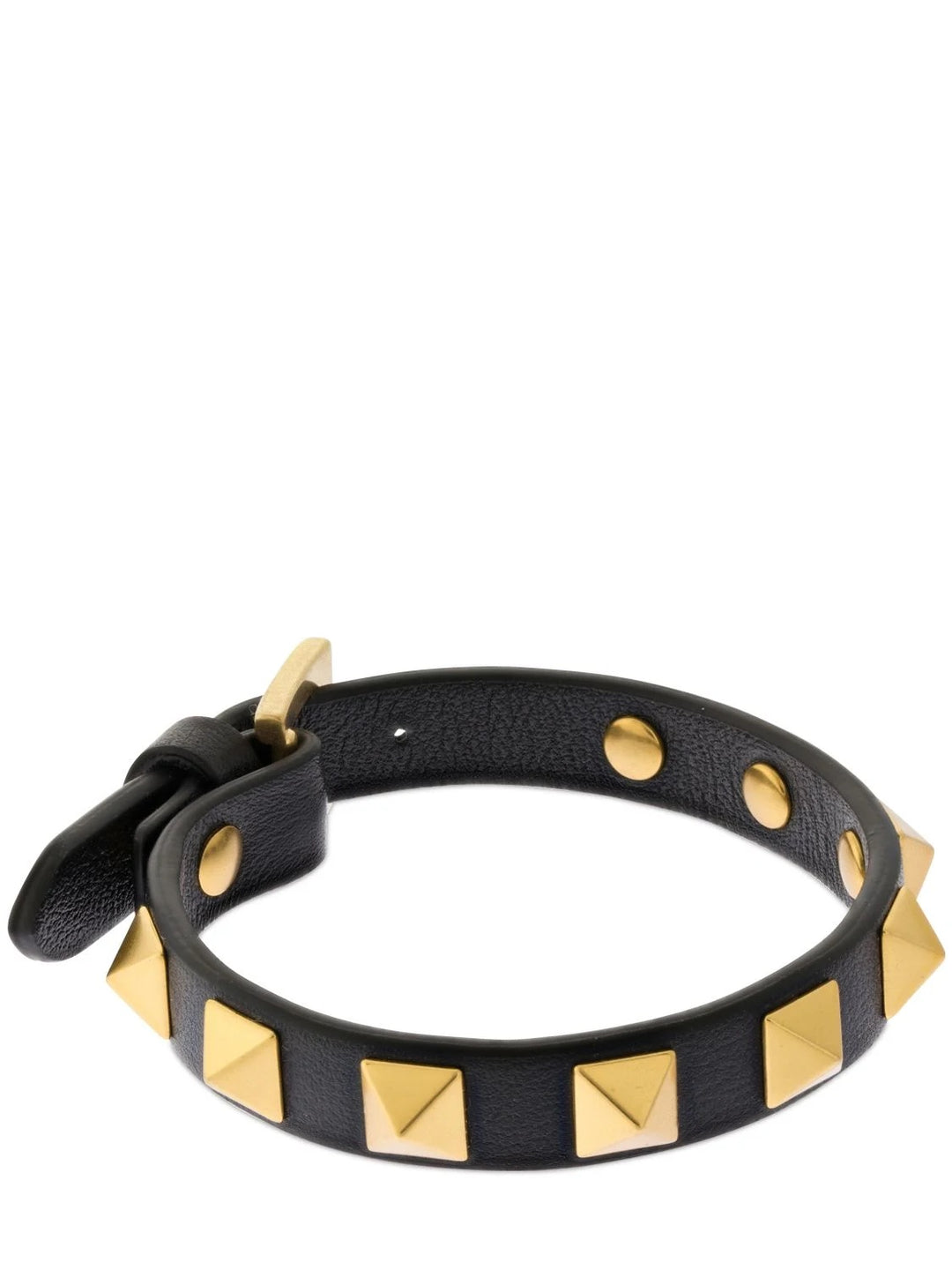 VALENTINO GARAVANI VITELLO ROCKSTUD LEATHER BRACELET
