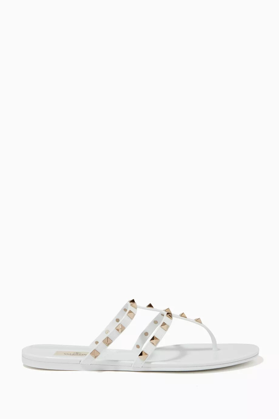 VALENTINO ROCKSTUD JELLY PVC THONG RESORT MULES